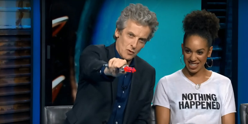 Peter Capaldi shows off his brand new Sonic Screwdriver!